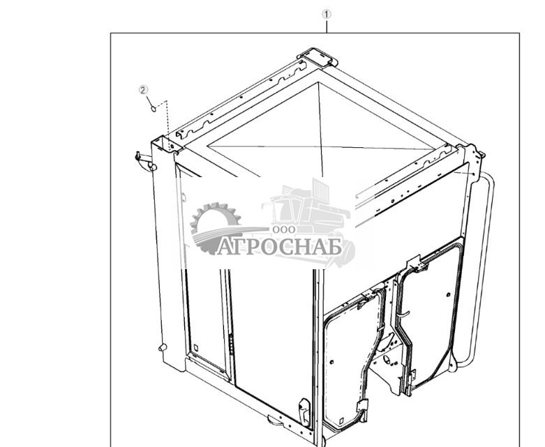 Низкопрофильная кабина с дверями и открывающимися окнами, стандартные органы управления - ST765403 452.jpg